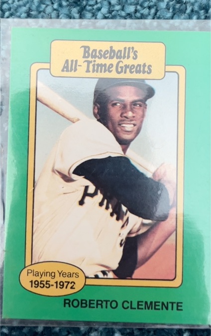 1987 Hygrade All-Time Greats #NNO Roberto Clemente — front