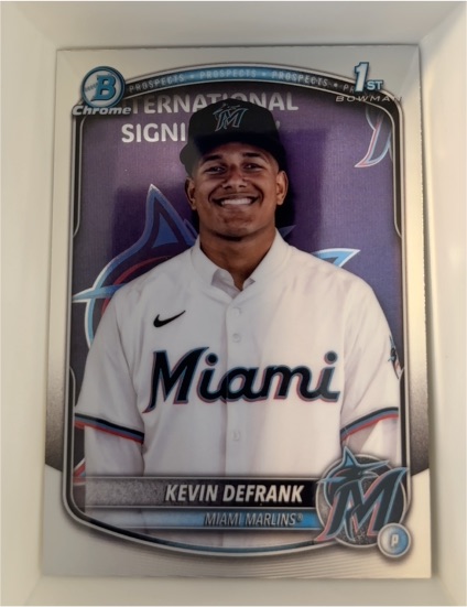 2025 Bowman Chrome #BCP-205 Kevin Defrank — front