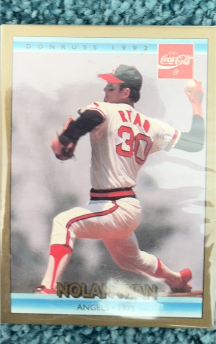 1992 Donruss Coca-Cola #9 Nolan Ryan — front