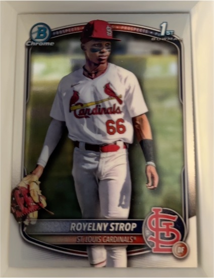 2025 Bowman Chrome #BCP-221 Royelny Strop — front