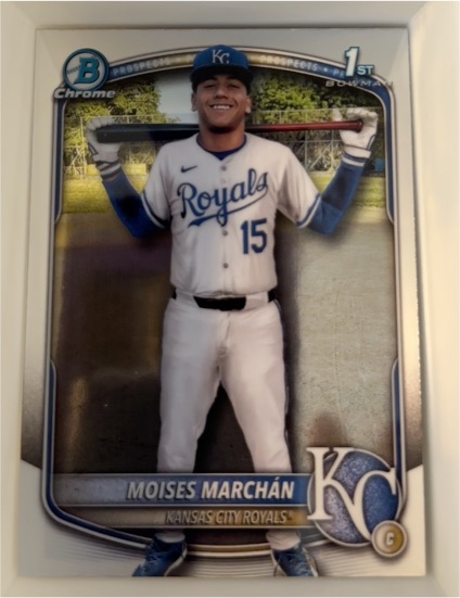 2025 Bowman Chrome #BCP-242 Moises Marchán — front