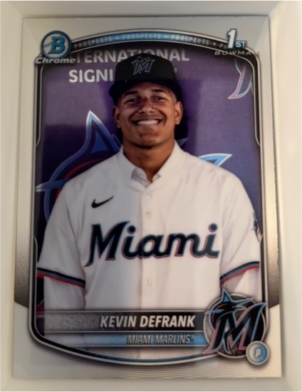 2025 Bowman Chrome #BCP-205 Kevin Defrank — front