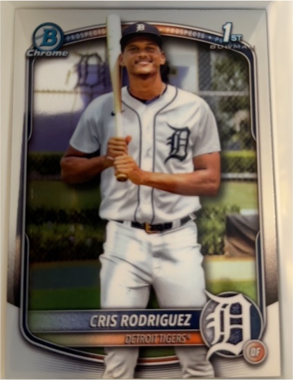 2025 Bowman Chrome #BCP-250 Cris Rodriguez — front
