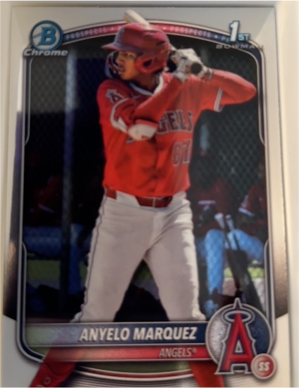 2025 Bowman Chrome #BCP-201 Anyelo Marquez — front