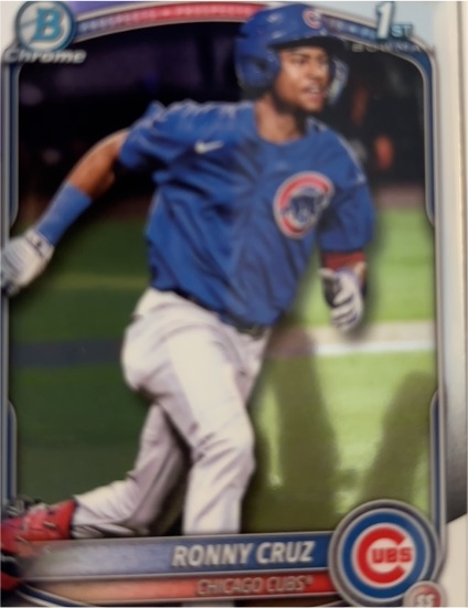 2025 Bowman Chrome #BCP-213 Ronny Cruz — front