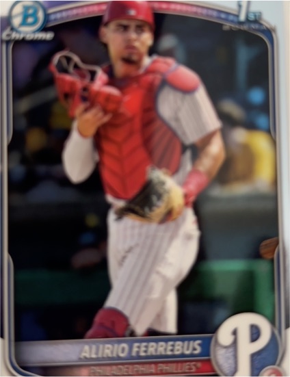 2025 Bowman Chrome #BCP-198 Alirio Ferrebus — front