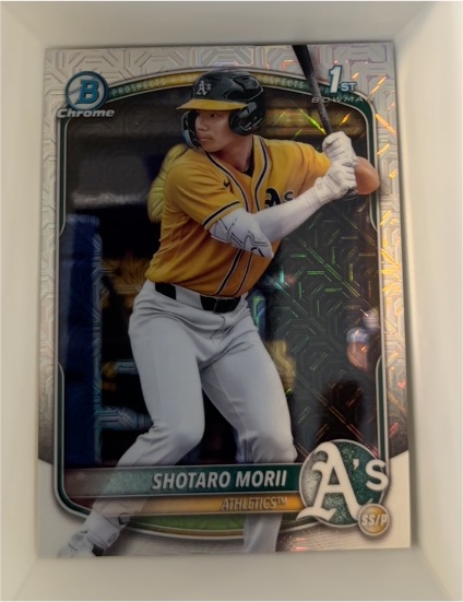 2025 Bowman Chrome #BCP-170 Shotaro Morii — front