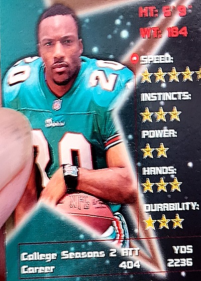 1999 Upper Deck HoloGrFX #32 Randall Cunningham — back