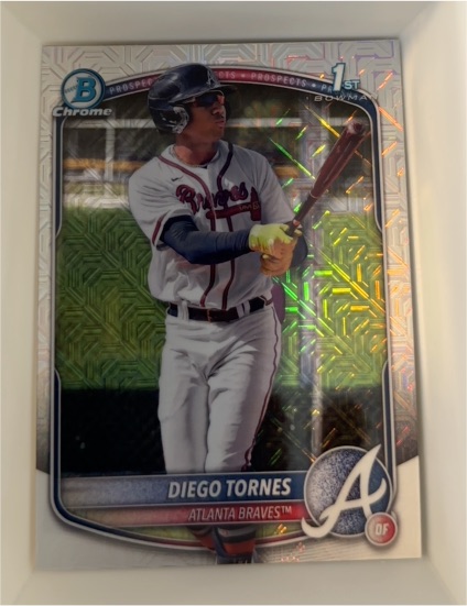 2025 Bowman Chrome #BCP-214 Diego Tornes — front