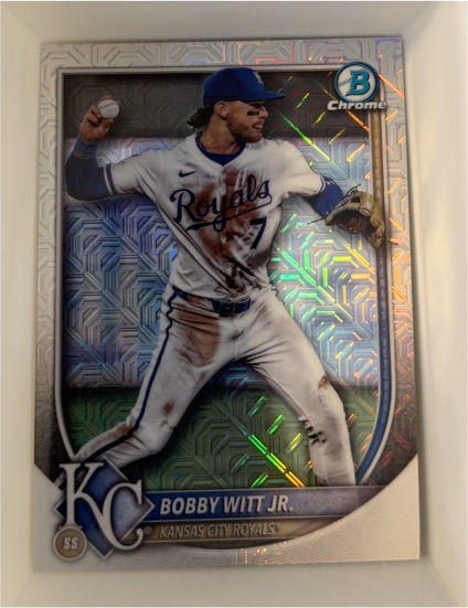 2025 Bowman Chrome #7 Bobby Witt Jr. — front