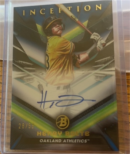 2023 Bowman Inception #Henry Bolte — front