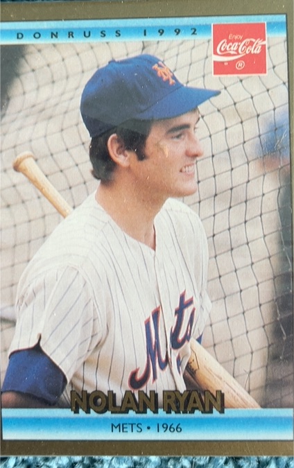 1992 Donruss Coca-Cola #1 Nolan Ryan — front