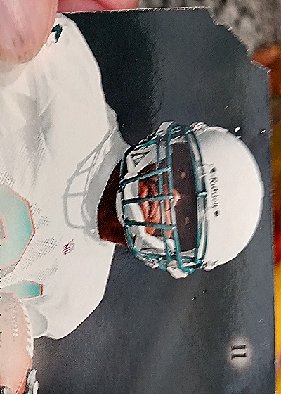 1995 Playoff Contenders #11 Miami Dolphins Player — back