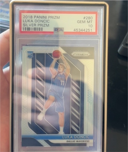 2018 Panini Prizm #280 Luka Doncic Silver Prizm — front