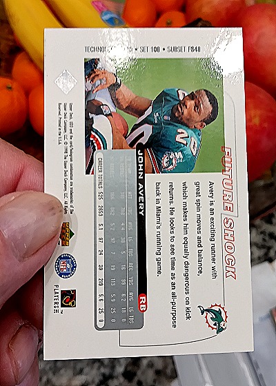 2000 Upper Deck Stadium Club #540 John Avery — back