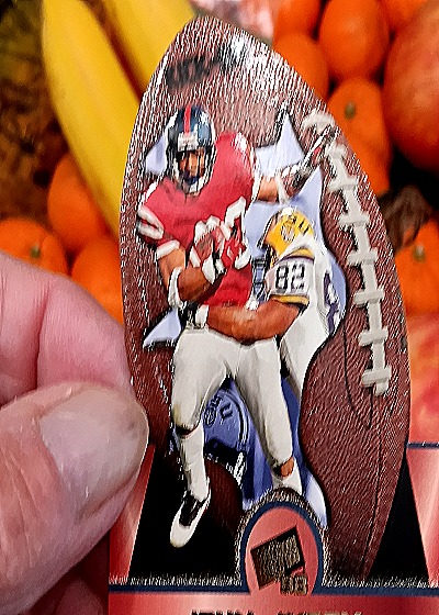 1995 Playoff Kickoff Die Cut #18 John Avery — front