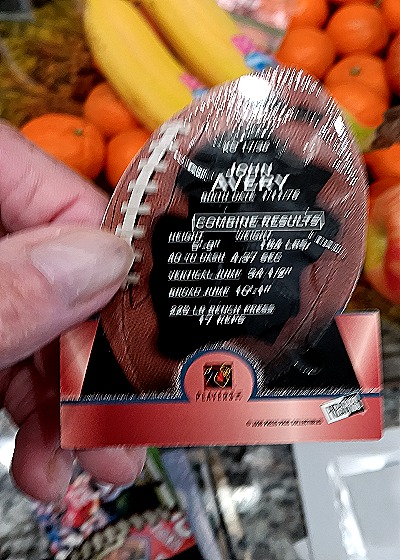 1995 Playoff Kickoff Die Cut #18 John Avery — back