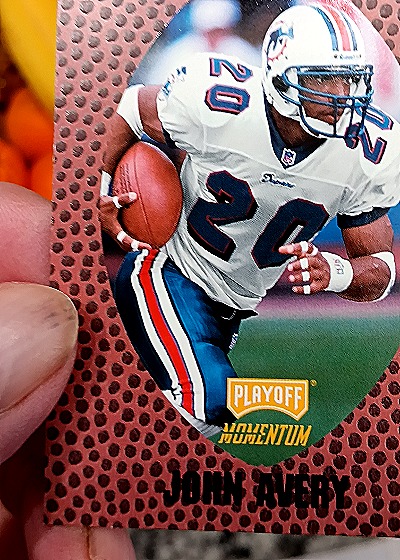 1998 Playoff Momentum Retail #12 John Avery — front