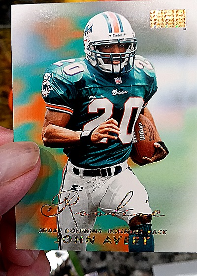 1996 Pacific Rookie #John Avery — front