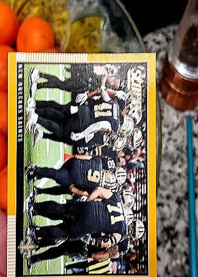 2020 Panini Score Huddle Up #HDL-NO New Orleans Saints — front