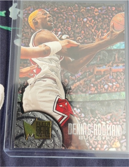 1995-96 Fleer Metal #134 Dennis Rodman — front