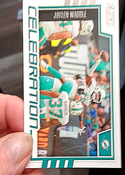 2022 Panini Score Celebration #C-JW Jaylen Waddle — front