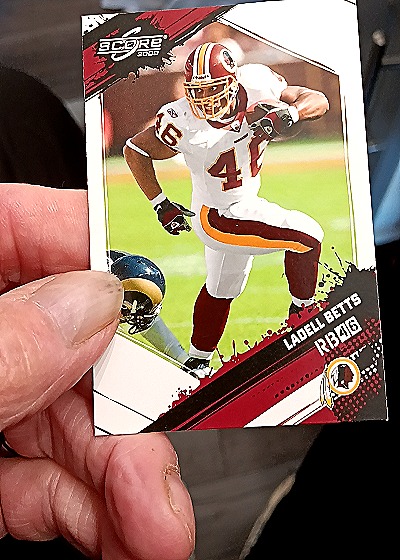 2009 Score #298 LaDell Betts — front