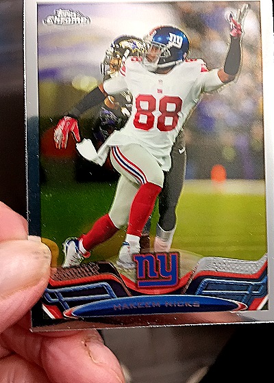 2013 Topps Chrome #20 Hakeem Nicks — front