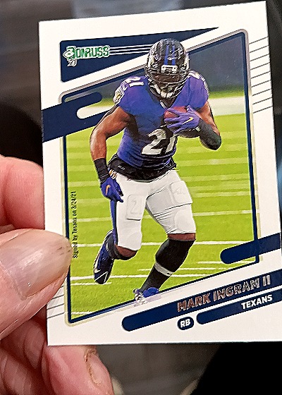 2021 Donruss #38 Mark Ingram II Houston Texans — front