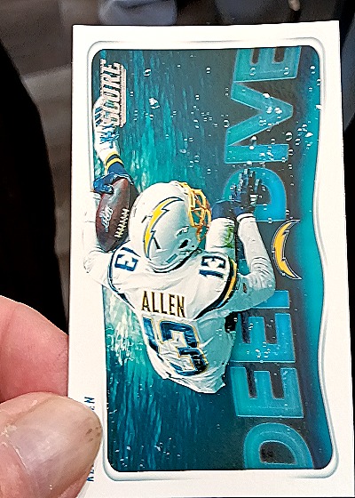 2020 Panini Score Deep Dive #DD-KA Keenan Allen — front