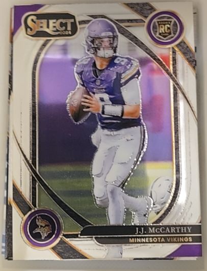 2024 Panini Select Club Level #246 J.J. McCarthy — front