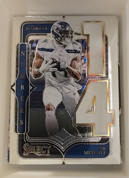 2024 Panini Select #24 DK Metcalf Numbers — front