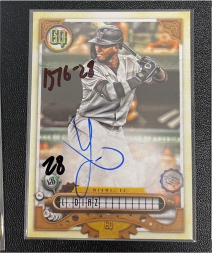 2022 Topps Gypsy Queen #GQA-LD Lewin Diaz — front