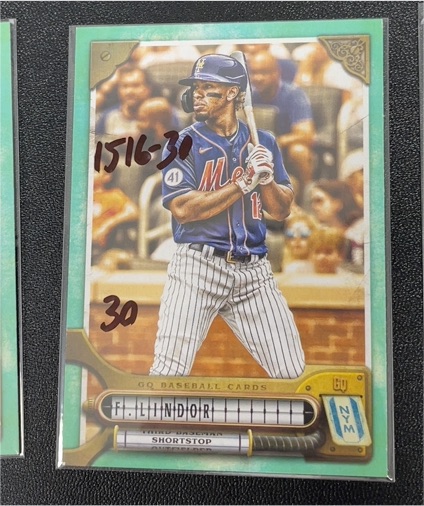 2022 Topps Gypsy Queen #208 Francisco Lindor — front