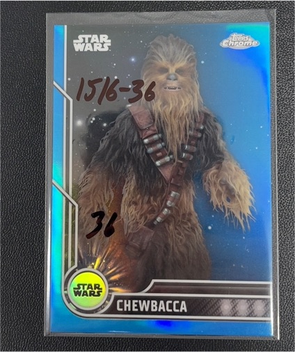 2023 Topps Chrome Star Wars #23 Chewbacca — front