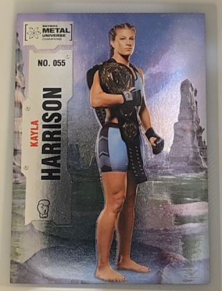 2022 Skybox Metal Universe Champions #055 Kayla Harrison — front