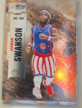 2022 Skybox Metal Universe Champions #088 Jahmani Swanson — front