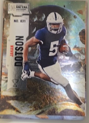 2022 SkyBox Metal Universe Champions #031 Jahan Dotson — front