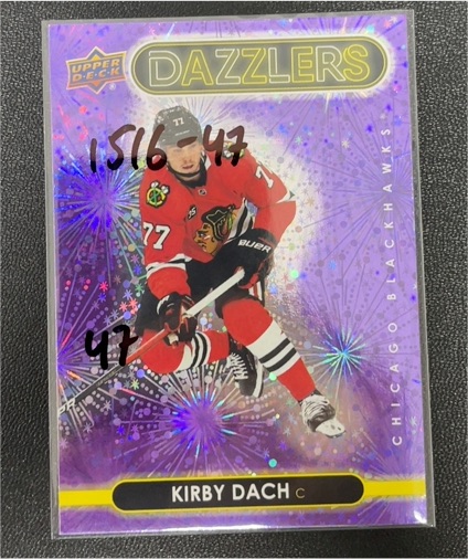 2021-22 Upper Deck Dazzlers #DZ-60 Kirby Dach — front