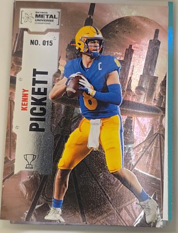 2022 Skybox Metal Universe Champions #015 Kenny Pickett — front