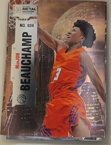 2022 SkyBox Metal Universe Champions #034 MarJon Beauchamp — front