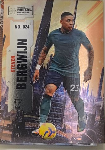 2022 Skybox Metal Universe Champions #024 Steven Bergwijn — front