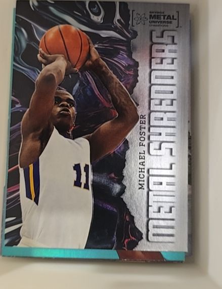 2022 Skybox Metal Universe Champions #118 Michael Foster Metal Shredders — front