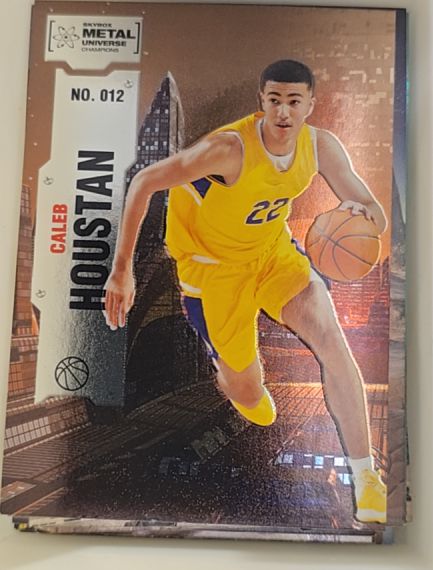 2022 Skybox Metal Universe Champions #012 Caleb Houstan — front