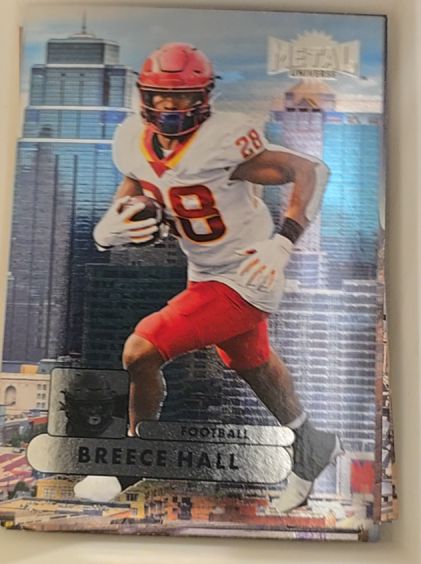 2022 Skybox Metal Universe Champions '97-98 Retro Breece Hall #RMCU-6 — front