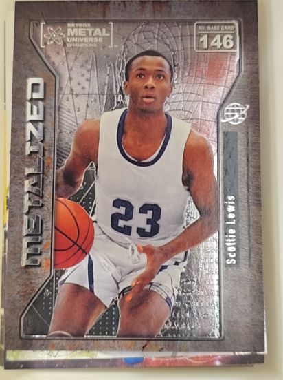 2021 SkyBox Metal Universe Champions Metalized #146 Scottie Lewis — front
