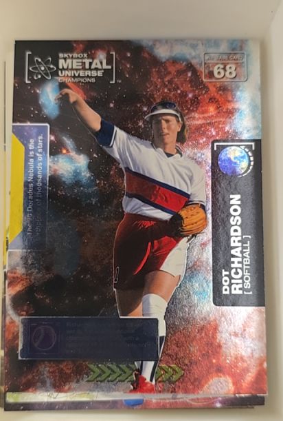2021 Skybox Metal Universe Champions #68 Dot Richardson — front