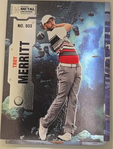 2022 Skybox Metal Universe Champions #033 Troy Merritt — front