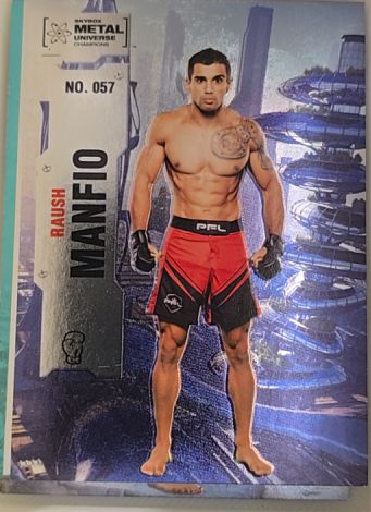 2022 Skybox Metal Universe Champions #057 Raush Manfio — front