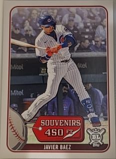 2021 Topps Big League #SO-7 Javier Baez Souvenirs — front